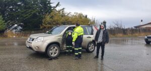 Conductora lesionada en colisión ocurrida en 21 de Mayo