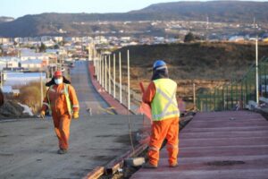 Proyecto que une calle Fagnano con Pedro Bórquez presenta un 80% de avance