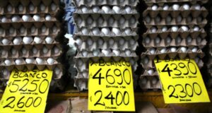 Los huevos subieron de precio y las carnes se mantienen estables