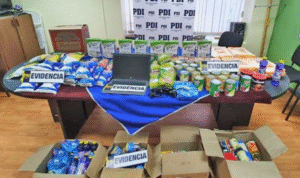 PDI recuperó canastas familiares sustraídas por un funcionario municipal