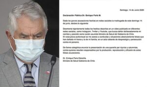 Ministro Enrique Paris anuncia querella por injurias y calumnias tras polémicas acusaciones en redes