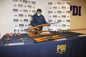 PDI incautó en más de 200 domicilios de Punta Arenas: 27 armas de fuego y más de 1.500 municiones