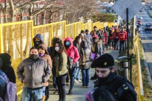 Vecinos debieron soportar hasta -5° Celsius de sensación térmica para actualizar su Registro Social de Hogares