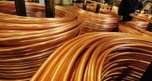 Precio del cobre alcanzó su nivel más alto desde enero