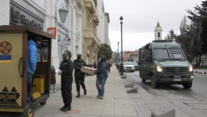 Gendarmería entregó más de media tonelada en víveres