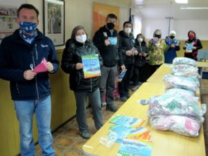 Vecinos superaron meta de las 1.000 mascarillas sanitarias