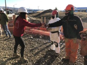 Fiscalizan medidas de prevención en la construcción