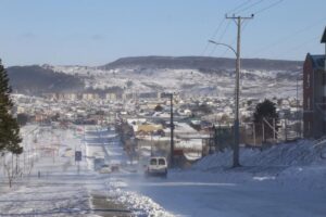 Voladeros de nieve y escarcha causaron estragos en la Región de Magallanes