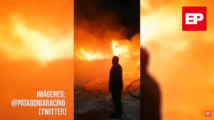 Incendio de proporciones consumió parte de las dependencias de Forestar Russfin