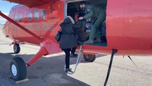 FACh trasladó a profesional del Servicio de Salud a Puerto Williams