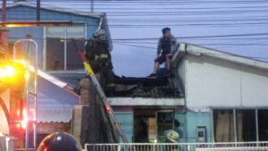 Incendio afectó vivienda en Villa Alfredo Lorca