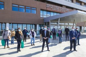 19 funcionarios llegan a reforzar atención hospitalaria