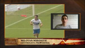 El exseleccionado nacional Milovan Mirosevic, fue el invitado de “Ídolos del Deporte”