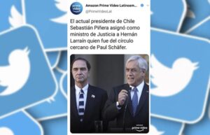 En promoción de documental “Dignidad”, Amazon Prime recuerda que actual ministro de Justicia defendió a Paul Schäfer