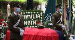 Rozas en funeral de cabo Nain: 