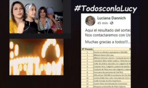 Exitosa rifa en favor de Luciana  Dannich