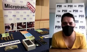 Detienen a joven que vendía droga y que estaría vinculado a imputada encarcelada por traficar éxtasis
