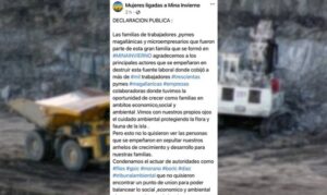 El profundo dolor que dejó el cierre de Mina Invierno