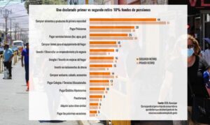 ¿En qué gastarían los chilenos el dinero de un nuevo retiro de las AFP?