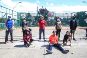 Los tenistas del Patagonia Sporting Club mostraron su talento al aire libre