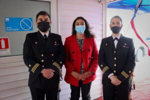 Por primera vez una mujer asume el mando de embarcación de la Armada