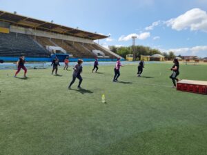 Mindep e IND realizaron talleres y actividades presenciales en el Estadio Fiscal de Punta Arenas