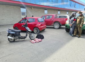“Motochorro” intentó robar carne y huir  en su motocicleta