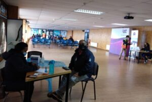 Trabajadores portuarios reciben segunda dosis de vacuna contra el Covid-19