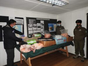 Detuvieron a ciudadano uruguayo que trasladaba más de 200 kilos de centolla