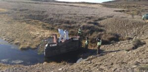 Auto volcado en Tierra del Fuego concluye con padre muerto e hijo enviado a la cárcel