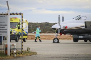 Este martes se concretó una nueva aeroevacuación en la región