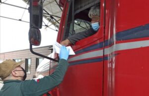 67 camiones han cruzado Monte Aymond con mercaderías silvoagropecuarias