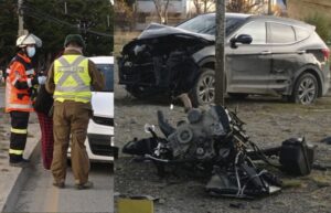 Violento accidente en Tres Puentes deja un lesionado