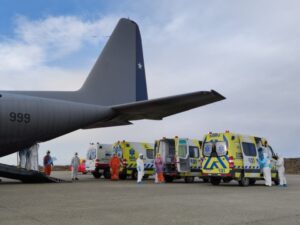 Doce pacientes de otras regiones han sido aeroevacuados a Magallanes en 2021