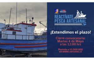 Sercotec Magallanes amplió convocatoria para postular al “Reactívate Pesca Artesanal”
