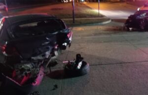 Conductor quedó con reclusión nocturna tras protagonizar accidente la medianoche del sábado