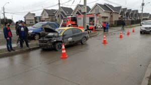 Lesionados y daños dejaron accidentes de tránsito en Punta Arenas