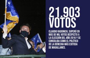 Radonich se consolida como alcalde de Punta Arenas con más de 21 mil votos