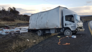 Tres volcamientos en la ruta dejó primera escarcha