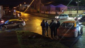 Un lesionado en colisión ocurrido en Barrio Sur