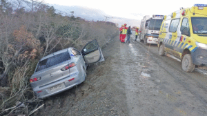 Problema médico derivó en accidente de tránsito