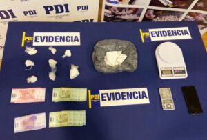 PDI incauta 353 gramos de cocaína y presunta traficante es encarcelada
