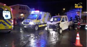 Cuatro personas resultaron lesionadas tras violento accidente en Puerto Natales