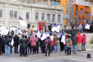 Evangélicos manifestaron su descontento con la Convención Constitucional
