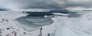 Antártica registró ayer una sensación térmica de -42 grados Celsius