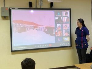 Alumnos de enseñanza básica de la Escuela Pedro Pablo Lemaitre realizaron visita virtual a la “Base Naval Antártica Arturo Prat”