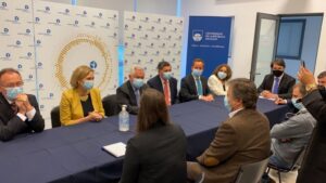 Goic y Amar participaron de gira presidencial
