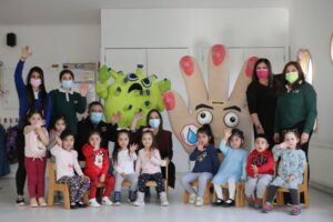 Autoridades visitaron jardín Junji para reforzar medidas de autocuidado