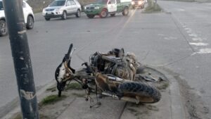 SIAT investiga grave accidente de motociclista