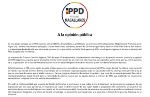 Directiva regional del PPD decide no apoyar ninguna candidatura de su partido